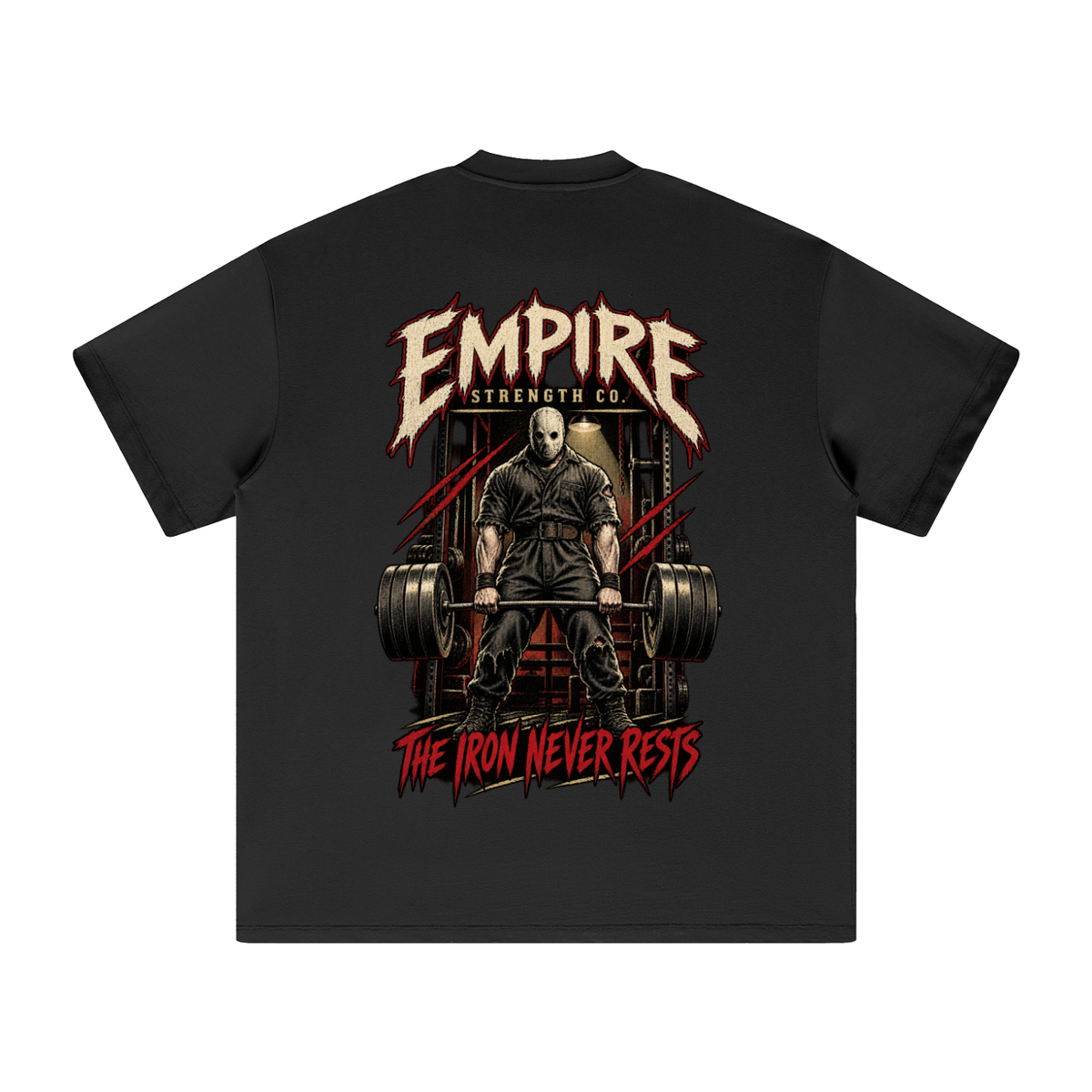 Iron Never Rests Heavyweight  T-Shirt